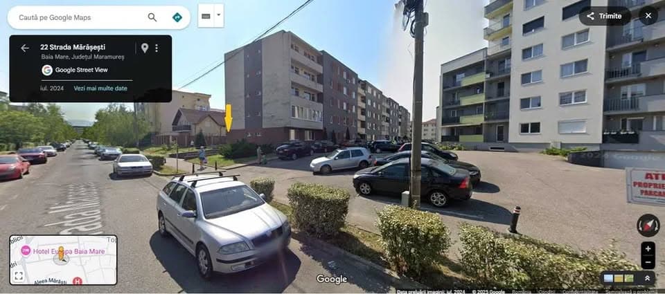 Loc de parcare de vanzare in Maramureș, Baia Mare, Strada Mărășești, 12MP, Cartier Vasile Alecsandri