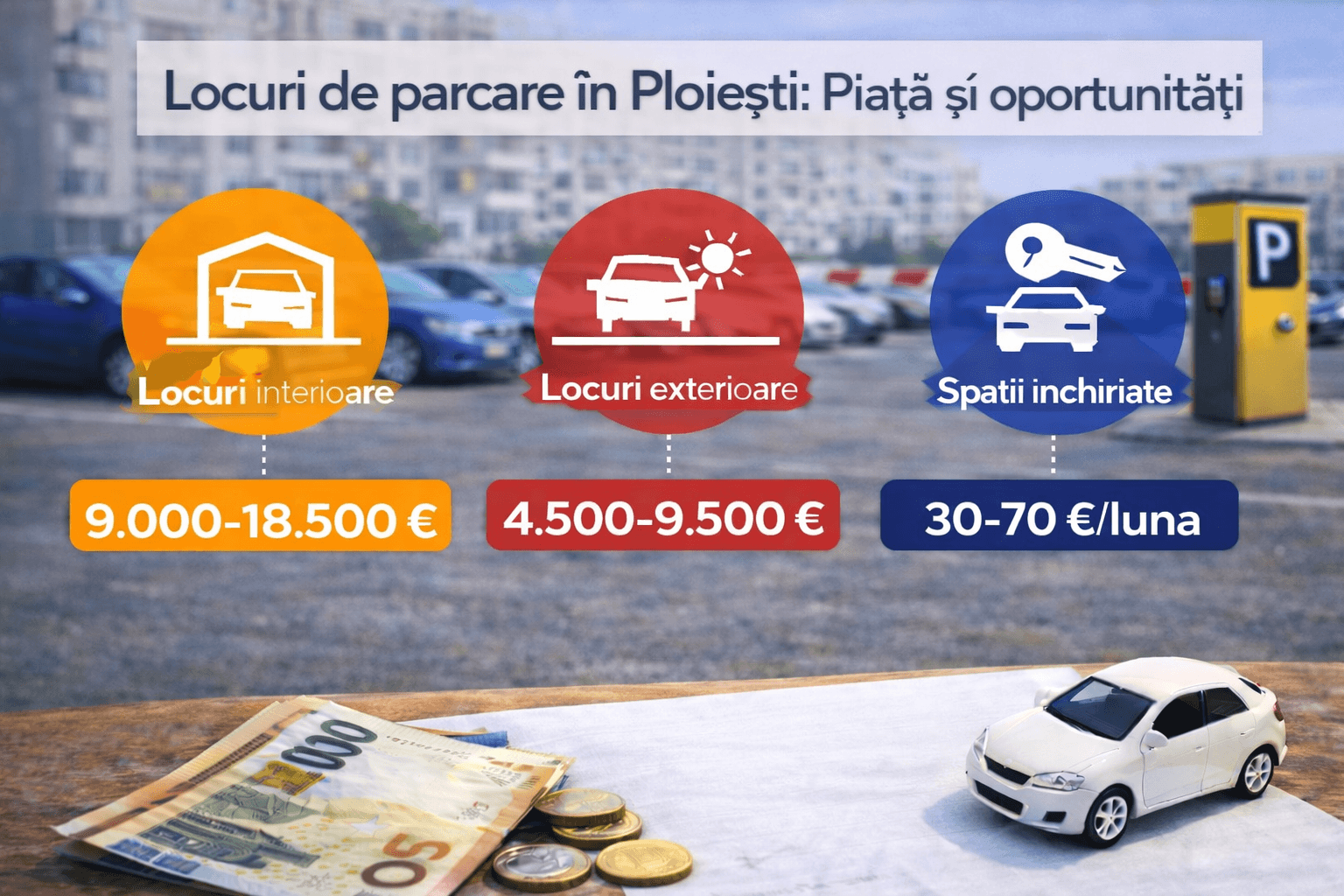 Locuri de parcare în Ploiești: Piață și oportunități