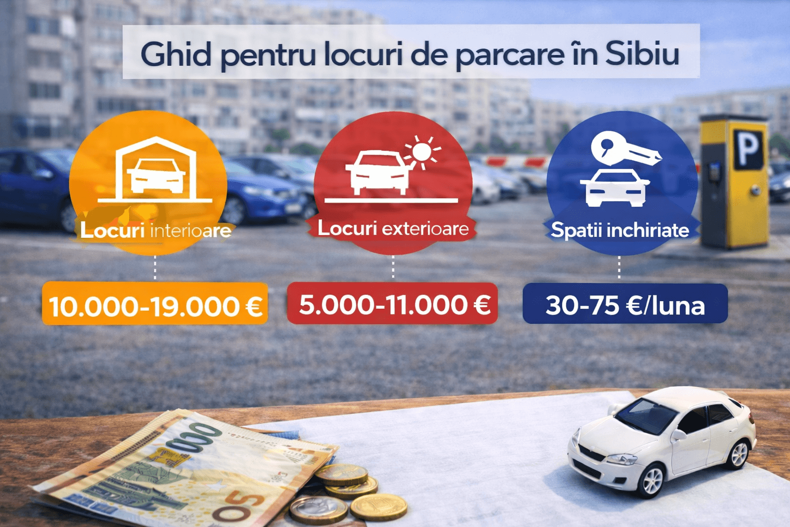 Ghid pentru locuri de parcare în Sibiu