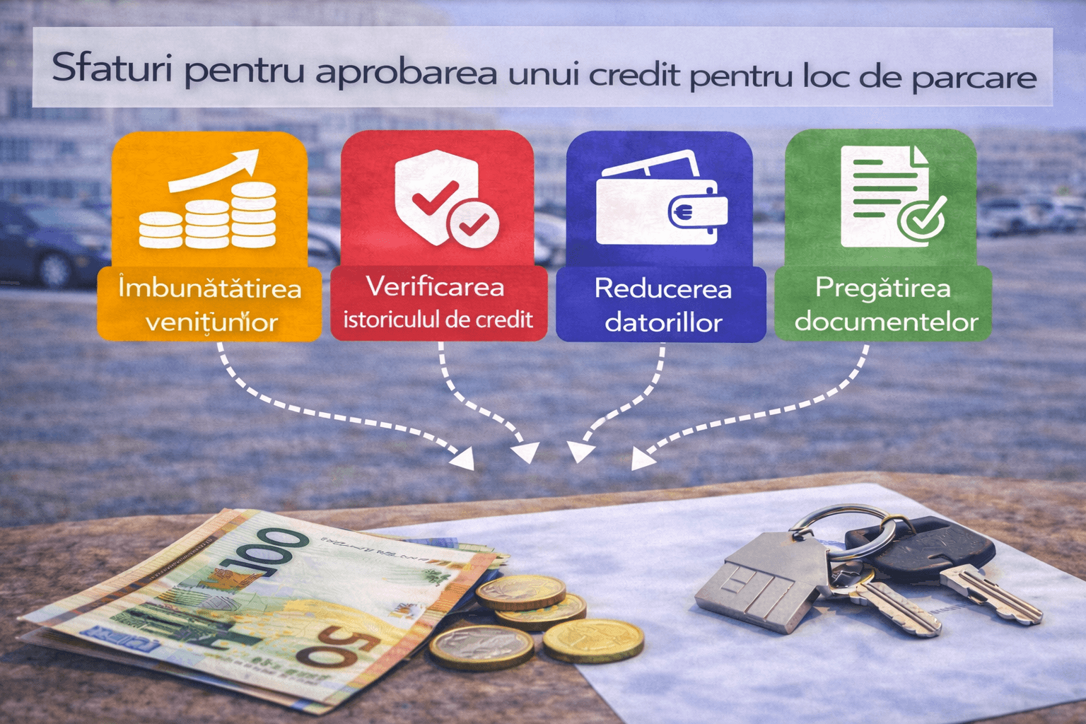 Sfaturi pentru aprobarea unui credit pentru loc de parcare