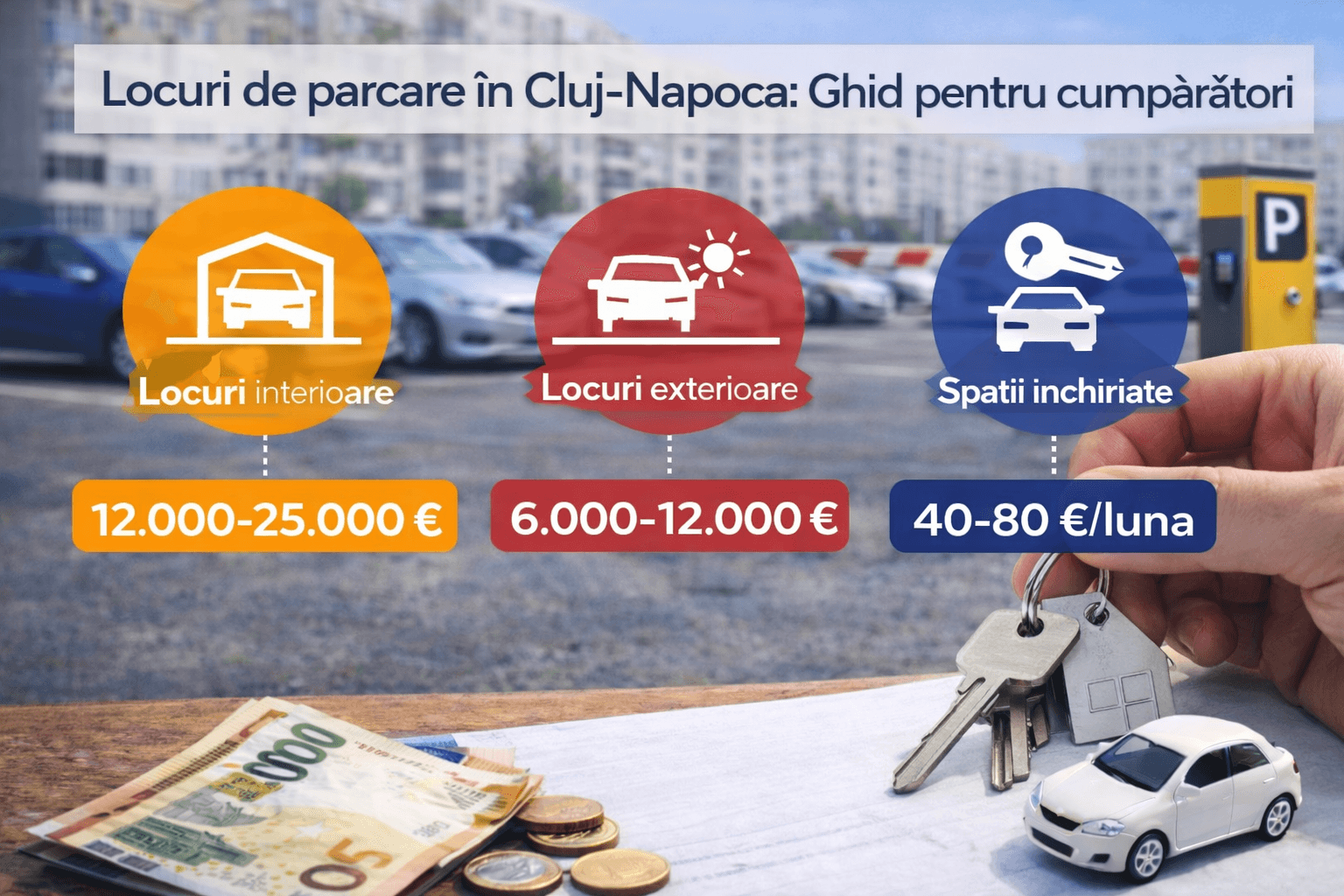Locuri de parcare în Cluj-Napoca: Ghid pentru cumpărători