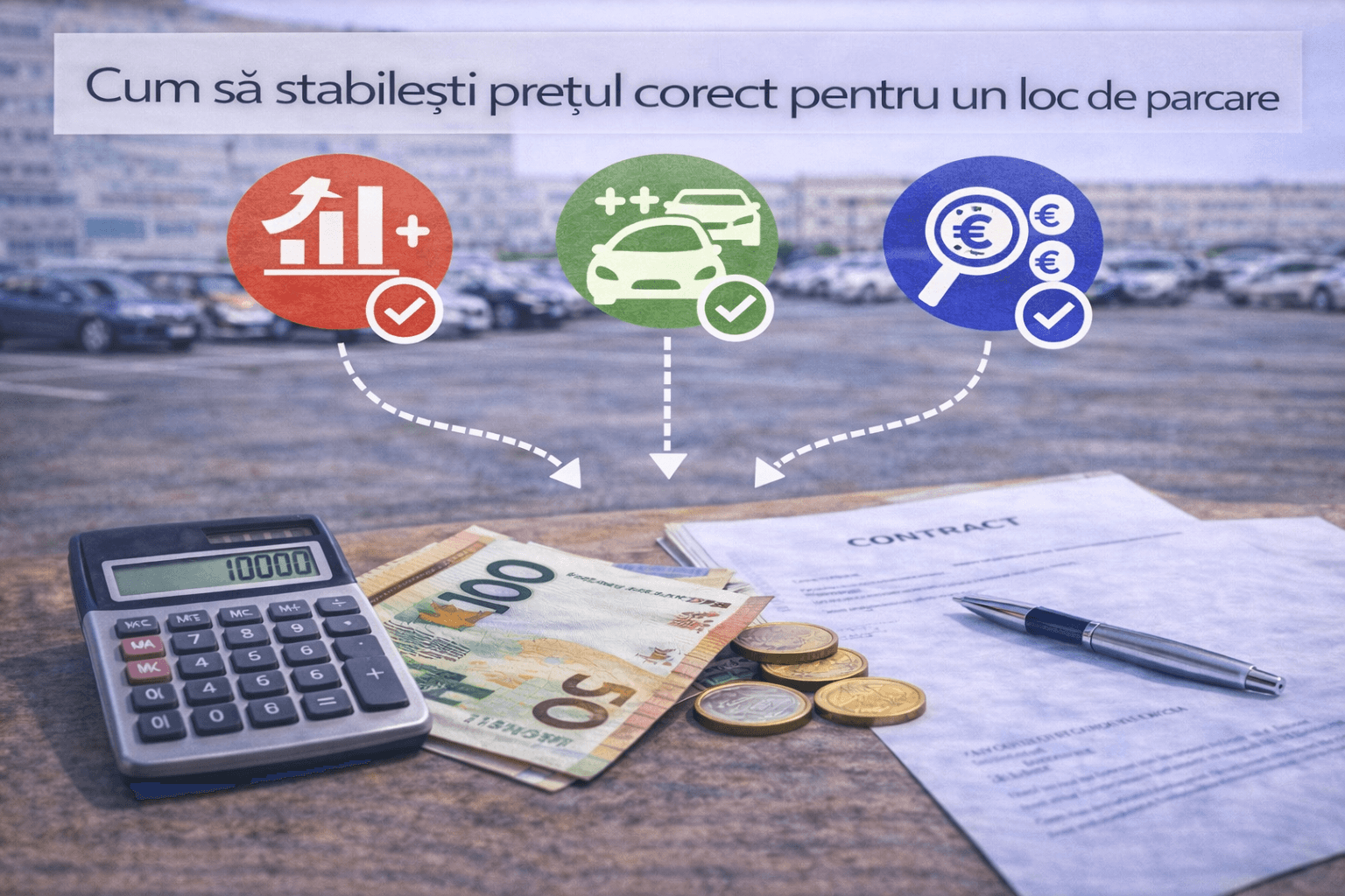 Cum să stabilești prețul corect pentru un loc de parcare