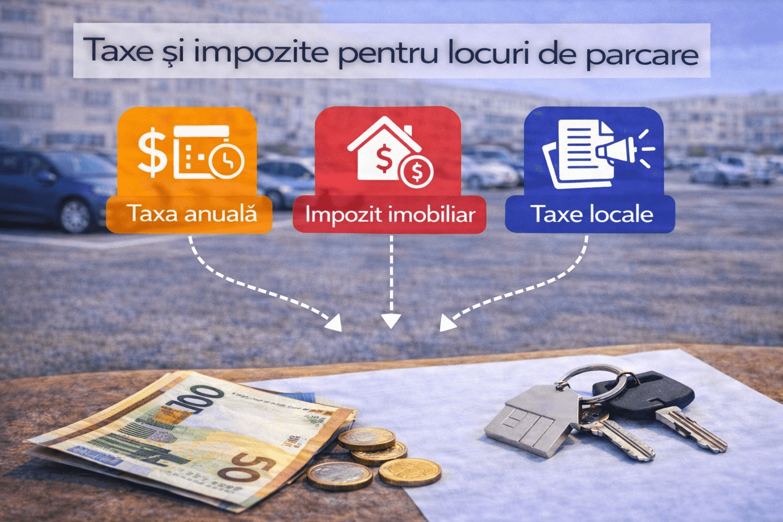 Taxe și impozite pentru locuri de parcare