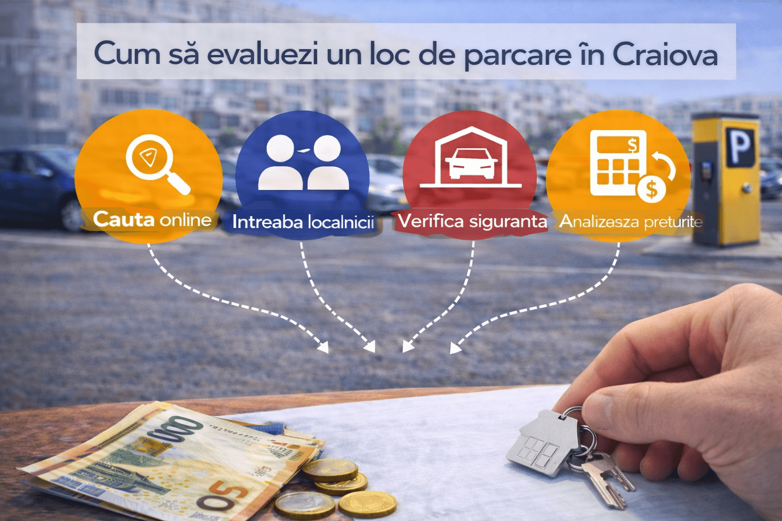 Cum să evaluezi un loc de parcare în Craiova